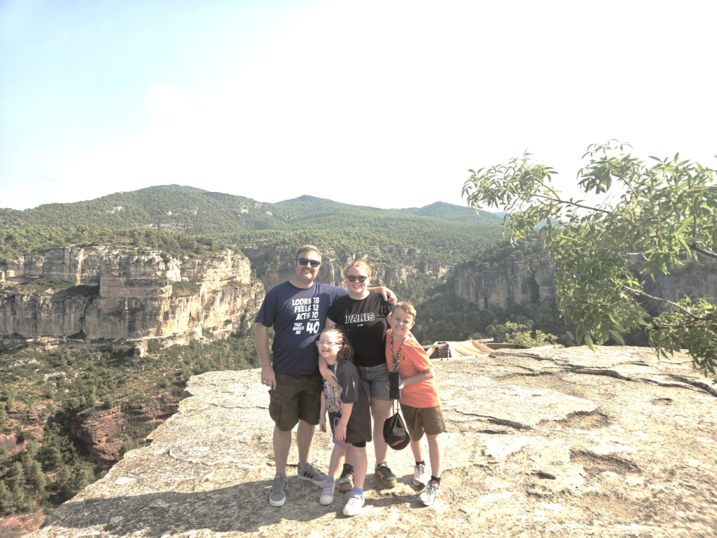Family on a hike, symbolising family bonding and connection.